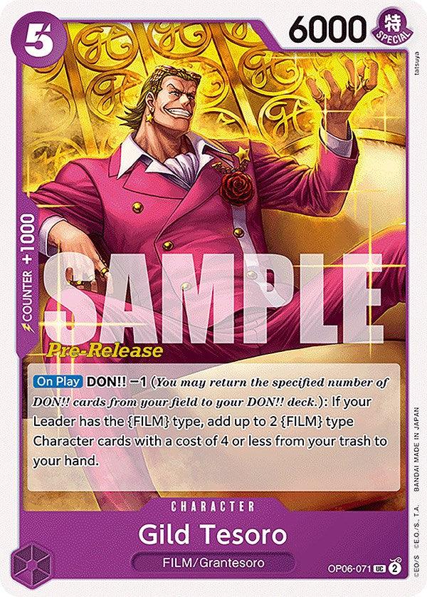 Character, FILM, Grantesoro, Uncommon, Wings of the Captain, Wings of the Captain Pre-Release Cards Gild Tesoro [Wings of the Captain Pre-Release Cards] - Trading Card World
