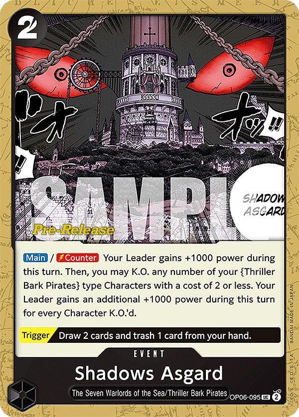 Event, The Seven Warlords of the Sea, Thriller Bark Pirates, Uncommon, Wings of the Captain, Wings of the Captain Pre-Release Cards Shadows Asgard [Wings of the Captain Pre-Release Cards] - Trading Card World