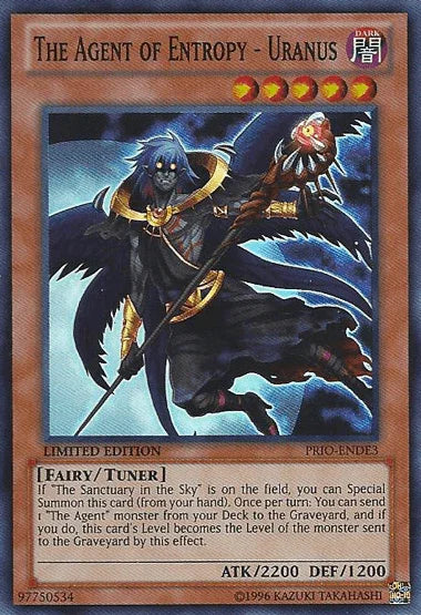 Dark, Fairy, Limited, Primal Origin, Super Rare, Tuner/Effect Monster The Agent of Entropy - Uranus [PRIO-ENDE3] Super Rare - Trading Card World