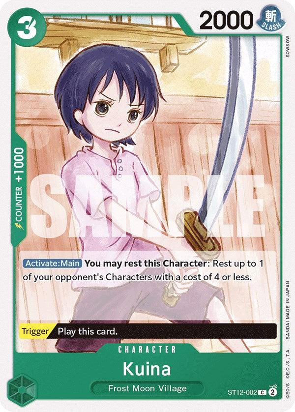 Character, Common, Frost Moon Village, Starter Deck: Zoro and Sanji, Starter Decks Kuina [Starter Deck: Zoro and Sanji] - Trading Card World