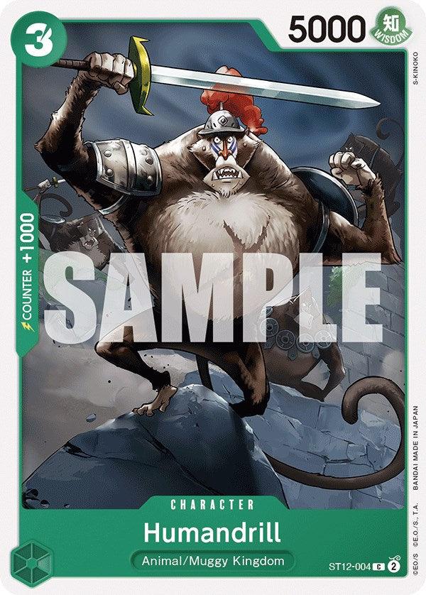 Animal, Character, Common, Muggy Kingdom, Starter Deck: Zoro and Sanji, Starter Decks Humandrill [Starter Deck: Zoro and Sanji] - Trading Card World