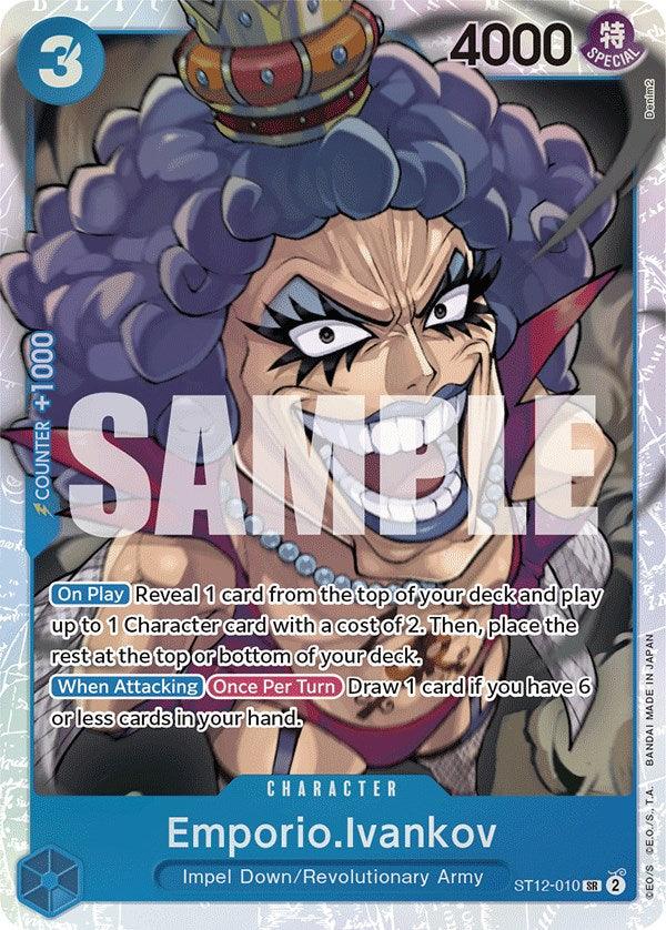 Character, Impel Down, Revolutionary Army, Starter Deck: Zoro and Sanji, Starter Decks, Super Rare Emporio.Ivankov [Starter Deck: Zoro and Sanji] - Trading Card World