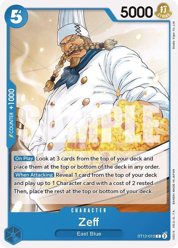 Character, Common, East Blue, Starter Deck: Zoro and Sanji, Starter Decks Zeff [Starter Deck: Zoro and Sanji] - Trading Card World