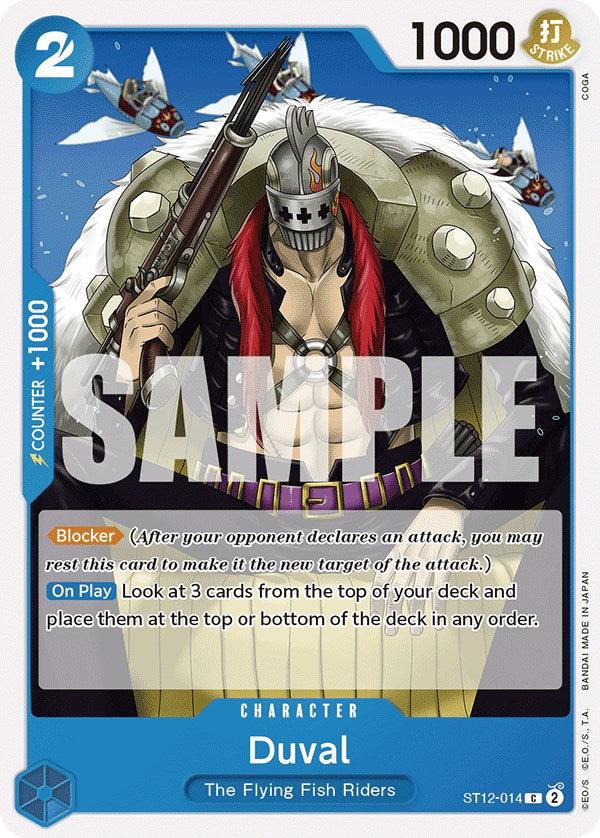 Character, Common, Starter Deck: Zoro and Sanji, Starter Decks, The Flying Fish Riders Duval [Starter Deck: Zoro and Sanji] - Trading Card World
