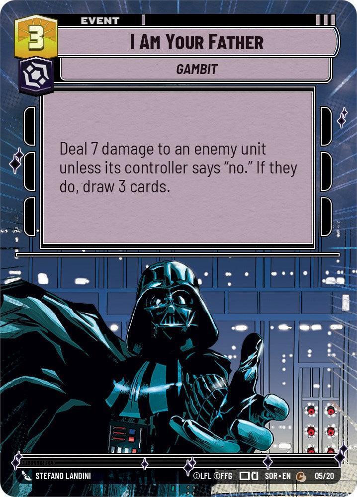  I Am Your Father (Hyperspace) (Weekly Play Promo) (5/20) [Spark of Rebellion Promos] - Trading Card World