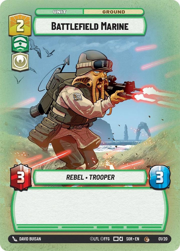  Battlefield Marine (Weekly Play Promo) (1/20) [Spark of Rebellion Promos] - Trading Card World
