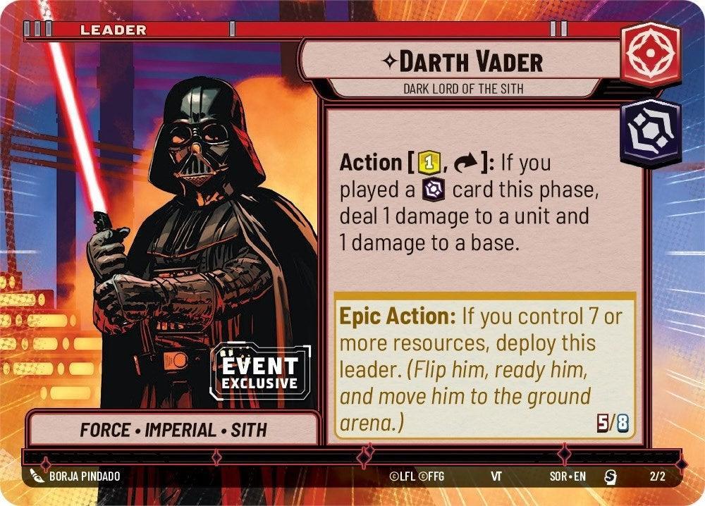  Darth Vader - Dark Lord of the Sith (Hyperspace) (Event Promo) (2/2) [Miscellaneous] - Trading Card World