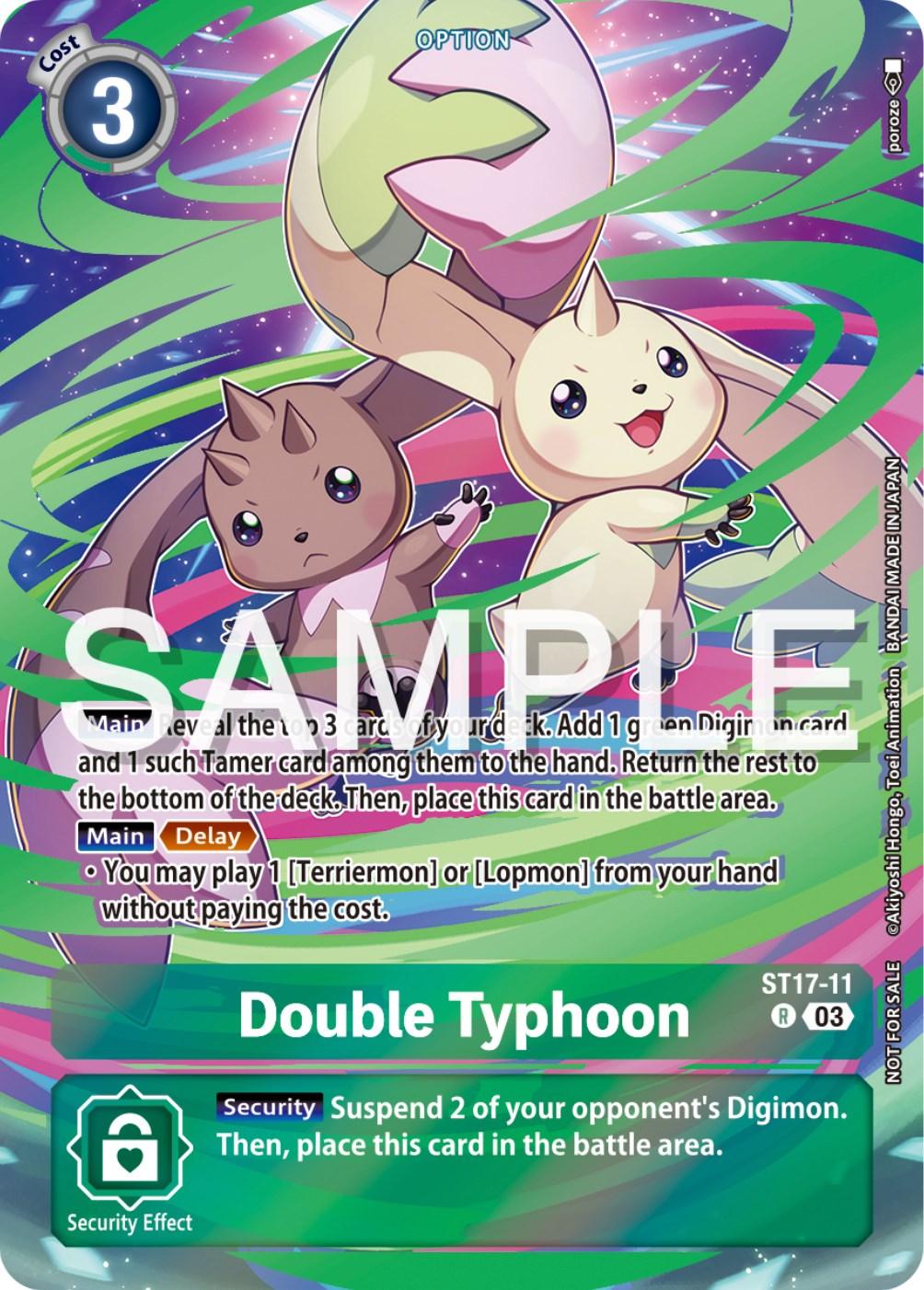 Green, Option, Promo, ST17-11, Starter Deck: Double Typhoon Advanced Deck Set Promos Double Typhoon [ST17-11] (Spring Break Event 2024) [Starter Deck: Double Typhoon Advanced Deck Set Promos] - Trading Card World