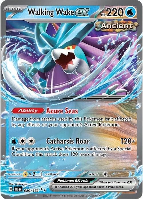 Scarlet & Violet: Temporal Forces Walking Wake ex (050/162) [Scarlet & Violet: Temporal Forces] - Trading Card World