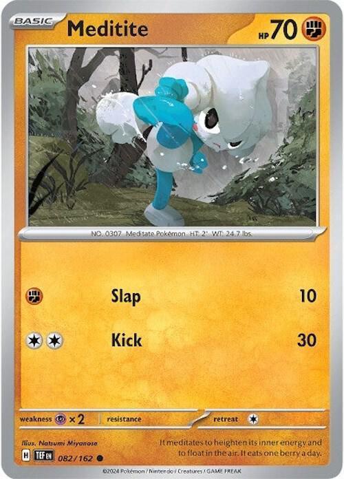 082, Scarlet & Violet: Temporal Forces Meditite (082/162) [Scarlet & Violet: Temporal Forces] - Trading Card World