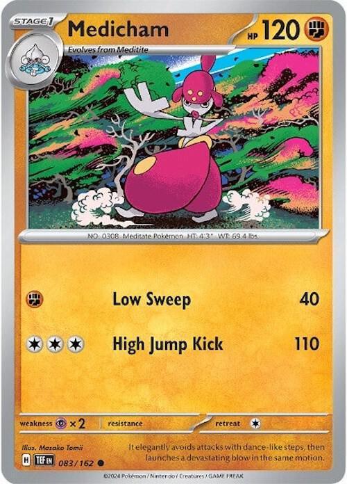 Scarlet & Violet: Temporal Forces Medicham (083/162) [Scarlet & Violet: Temporal Forces] - Trading Card World