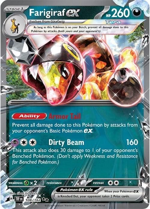 Scarlet & Violet: Temporal Forces Farigiraf ex (108/162) [Scarlet & Violet: Temporal Forces] - Trading Card World