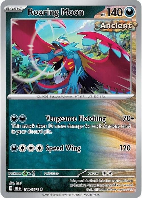 Scarlet & Violet: Temporal Forces Roaring Moon (109/162) [Scarlet & Violet: Temporal Forces] - Trading Card World