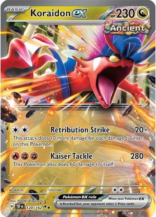 120, Scarlet & Violet: Temporal Forces Koraidon ex (120/162) [Scarlet & Violet: Temporal Forces] - Trading Card World