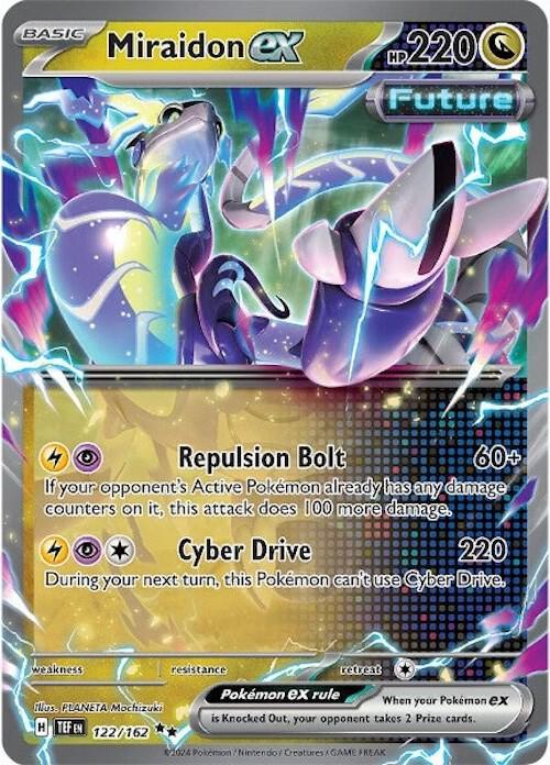 Scarlet & Violet: Temporal Forces Miraidon ex (122/162) [Scarlet & Violet: Temporal Forces] - Trading Card World