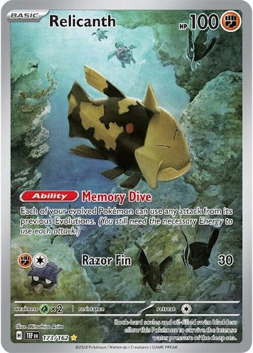 Scarlet & Violet: Temporal Forces Relicanth (173/162) [Scarlet & Violet: Temporal Forces] - Trading Card World