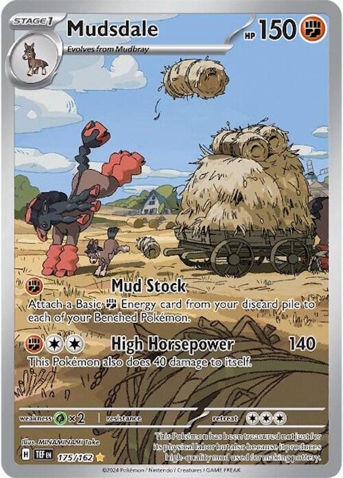 175, Scarlet & Violet: Temporal Forces Mudsdale (175/162) [Scarlet & Violet: Temporal Forces] - Trading Card World