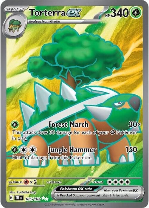 Scarlet & Violet: Temporal Forces Torterra ex (185/162) [Scarlet & Violet: Temporal Forces] - Trading Card World