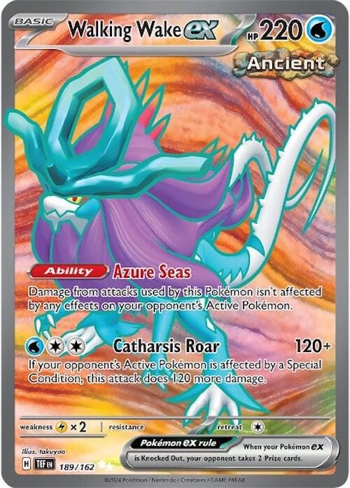 Scarlet & Violet: Temporal Forces Walking Wake ex (189/162) [Scarlet & Violet: Temporal Forces] - Trading Card World