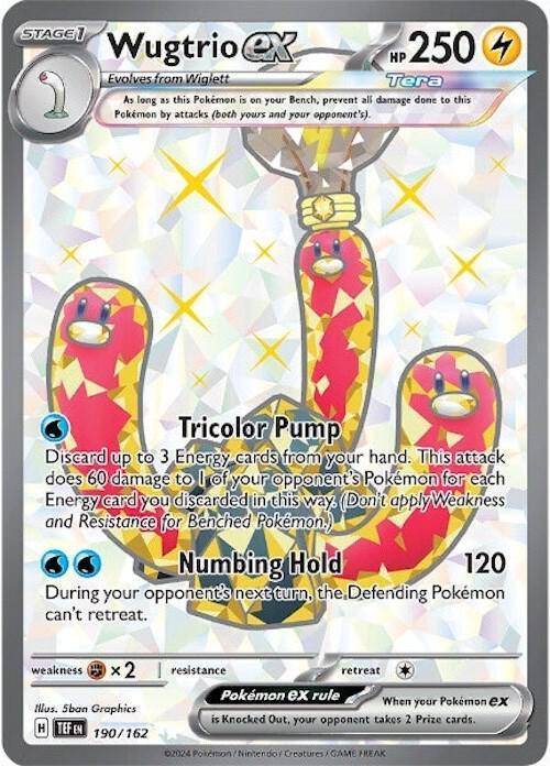 Scarlet & Violet: Temporal Forces Wugtrio ex (190/162) [Scarlet & Violet: Temporal Forces] - Trading Card World