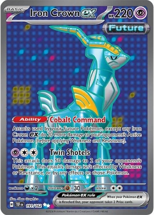 Scarlet & Violet: Temporal Forces Iron Crown ex (191/162) [Scarlet & Violet: Temporal Forces] - Trading Card World
