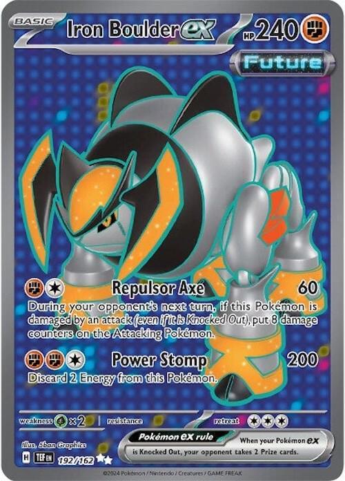 Scarlet & Violet: Temporal Forces Iron Boulder ex (192/162) [Scarlet & Violet: Temporal Forces] - Trading Card World