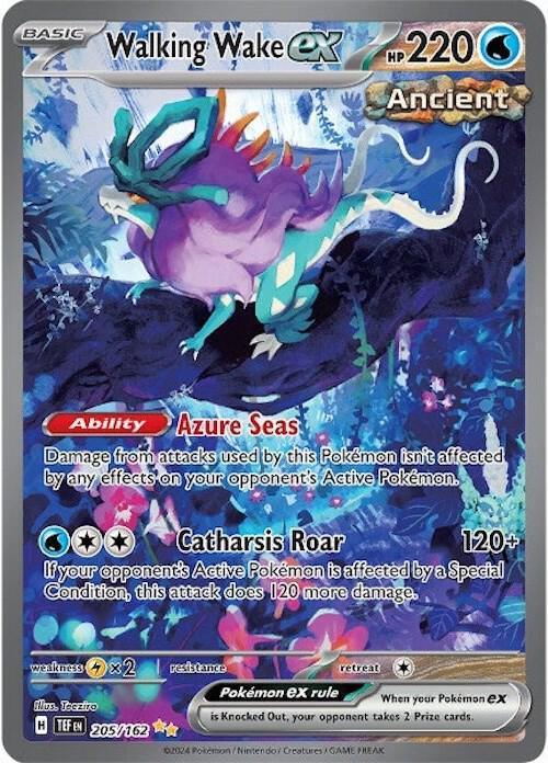 Scarlet & Violet: Temporal Forces Walking Wake ex (205/162) [Scarlet & Violet: Temporal Forces] - Trading Card World