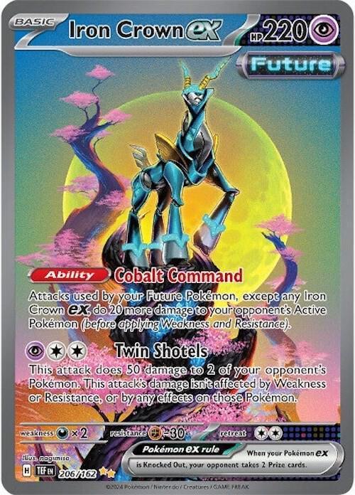 Scarlet & Violet: Temporal Forces Iron Crown ex (206/162) [Scarlet & Violet: Temporal Forces] - Trading Card World