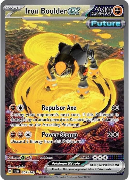 Scarlet & Violet: Temporal Forces Iron Boulder ex (207/162) [Scarlet & Violet: Temporal Forces] - Trading Card World