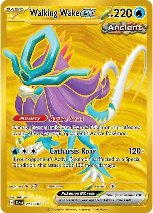Scarlet & Violet: Temporal Forces Walking Wake ex (215/162) [Scarlet & Violet: Temporal Forces] - Trading Card World