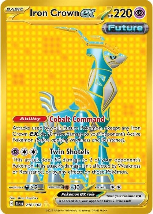 Scarlet & Violet: Temporal Forces Iron Crown ex (216/162) [Scarlet & Violet: Temporal Forces] - Trading Card World