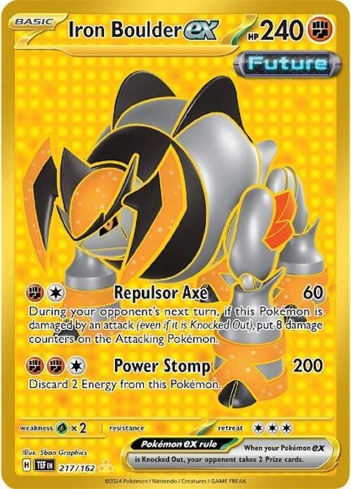Scarlet & Violet: Temporal Forces Iron Boulder ex (217/162) [Scarlet & Violet: Temporal Forces] - Trading Card World