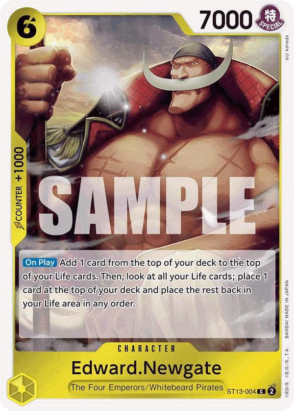 Character, Common, Starter Decks, The Four Emperors, Ultra Deck: The Three Brothers, Whitebeard Pirates Edward.Newgate [Ultra Deck: The Three Brothers] - Trading Card World