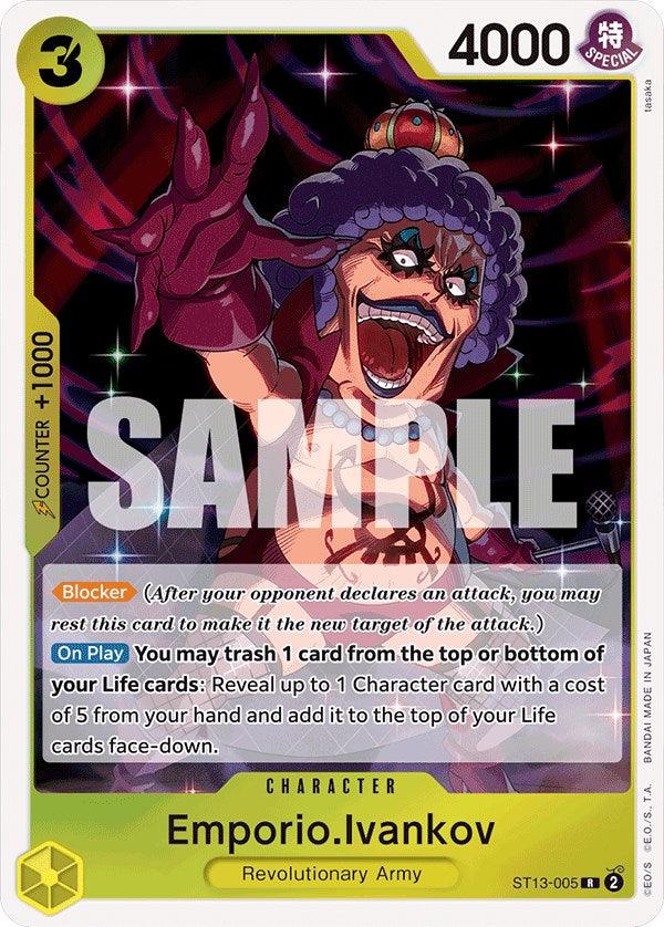 Character, Rare, Revolutionary Army, Starter Decks, Ultra Deck: The Three Brothers Emporio.Ivankov [Ultra Deck: The Three Brothers] - Trading Card World