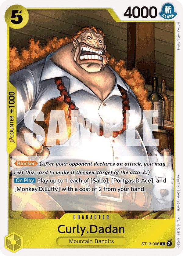 Character, Common, Mountain Bandits, Starter Decks, Ultra Deck: The Three Brothers Curly.Dadan [Ultra Deck: The Three Brothers] - Trading Card World