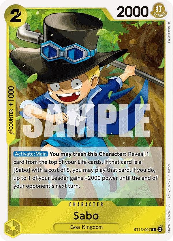 Character, Common, Goa Kingdom, Starter Decks, Ultra Deck: The Three Brothers Sabo [Ultra Deck: The Three Brothers] - Trading Card World