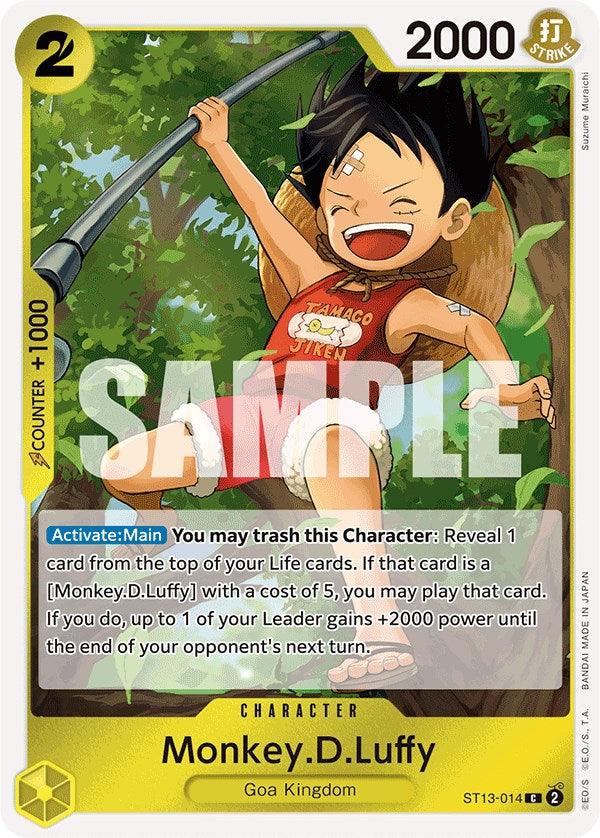Character, Common, Goa Kingdom, Starter Decks, Ultra Deck: The Three Brothers Monkey.D.Luffy [Ultra Deck: The Three Brothers] - Trading Card World