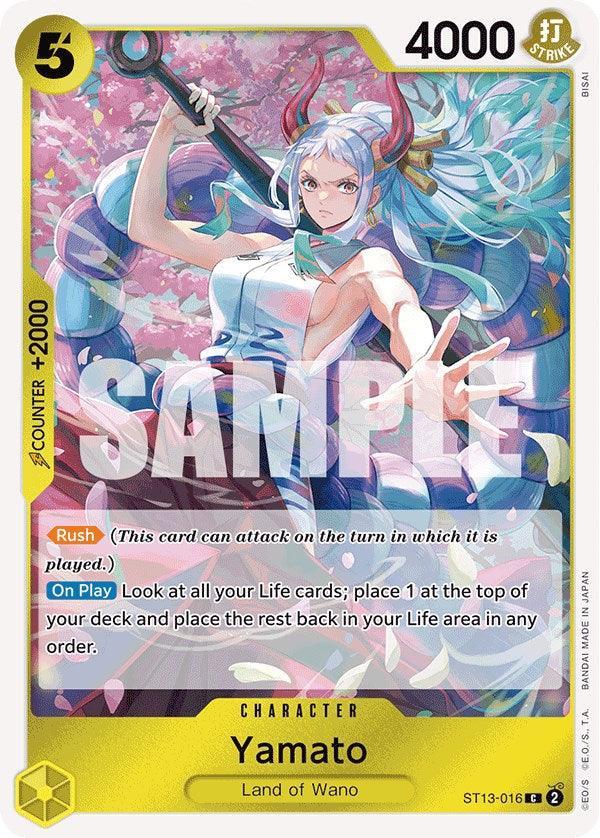 Character, Common, Land of Wano, Starter Decks, Ultra Deck: The Three Brothers Yamato [Ultra Deck: The Three Brothers] - Trading Card World