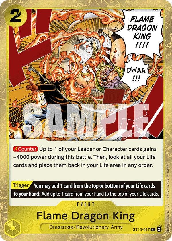 Common, Dressrosa, Event, Revolutionary Army, Starter Decks, Ultra Deck: The Three Brothers Flame Dragon King [Ultra Deck: The Three Brothers] - Trading Card World