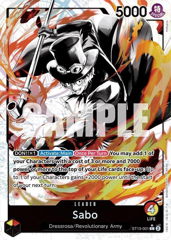 Dressrosa, Leader, Revolutionary Army, Starter Decks, Ultra Deck: The Three Brothers Sabo (Parallel) [Ultra Deck: The Three Brothers] - Trading Card World