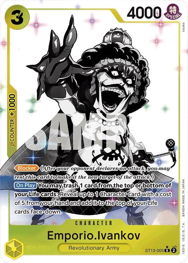 Character, Rare, Revolutionary Army, Starter Decks, Ultra Deck: The Three Brothers Emporio.Ivankov (Parallel) [Ultra Deck: The Three Brothers] - Trading Card World