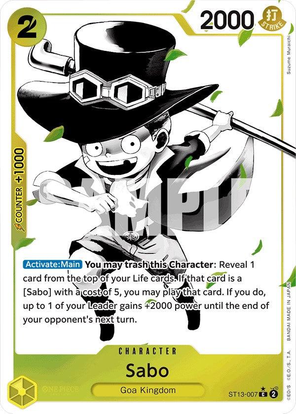 Character, Common, Goa Kingdom, Starter Decks, Ultra Deck: The Three Brothers Sabo (Parallel) [Ultra Deck: The Three Brothers] - Trading Card World