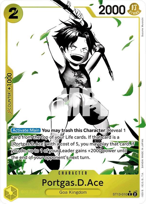 Character, Common, Goa Kingdom, Starter Decks, Ultra Deck: The Three Brothers Portgas.D.Ace (Parallel) [Ultra Deck: The Three Brothers] - Trading Card World