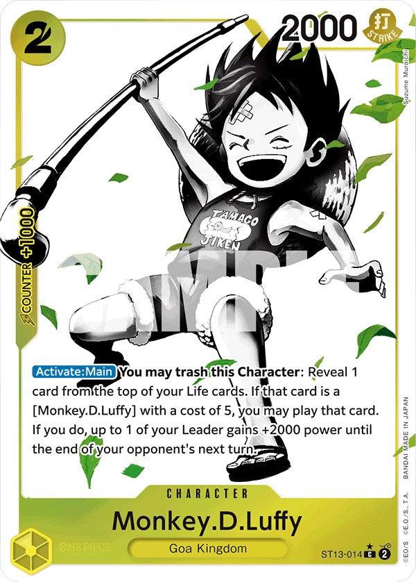 Character, Common, Goa Kingdom, Starter Decks, Ultra Deck: The Three Brothers Monkey.D.Luffy (Parallel) [Ultra Deck: The Three Brothers] - Trading Card World