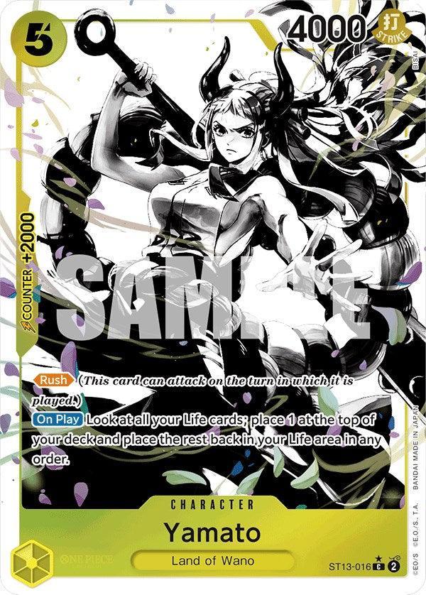 Character, Common, Land of Wano, Starter Decks, Ultra Deck: The Three Brothers Yamato (Parallel) [Ultra Deck: The Three Brothers] - Trading Card World