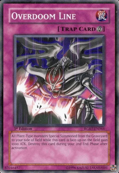 1st Edition, Common, Continuous Trap, Raging Battle, Trap, Unlimited Overdoom Line [RGBT-EN066] Common - Trading Card World