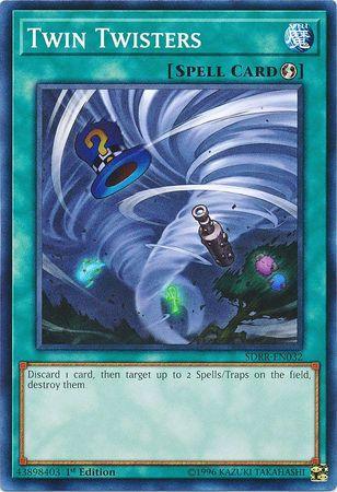 1st Edition, Common, Quick Play Spell, Spell, Structure Deck: Rokket Revolt Twin Twisters [SDRR-EN032] Common - Trading Card World