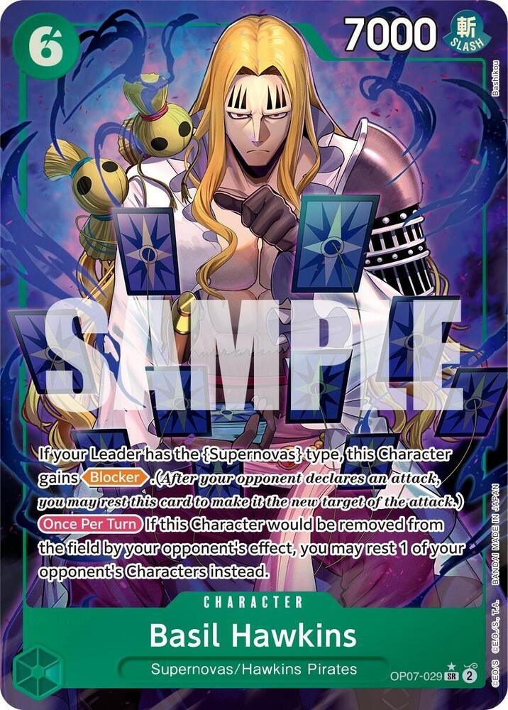 500 Years in the Future, One Piece Singles Basil Hawkins (Parallel) [500 Years in the Future] - Trading Card World