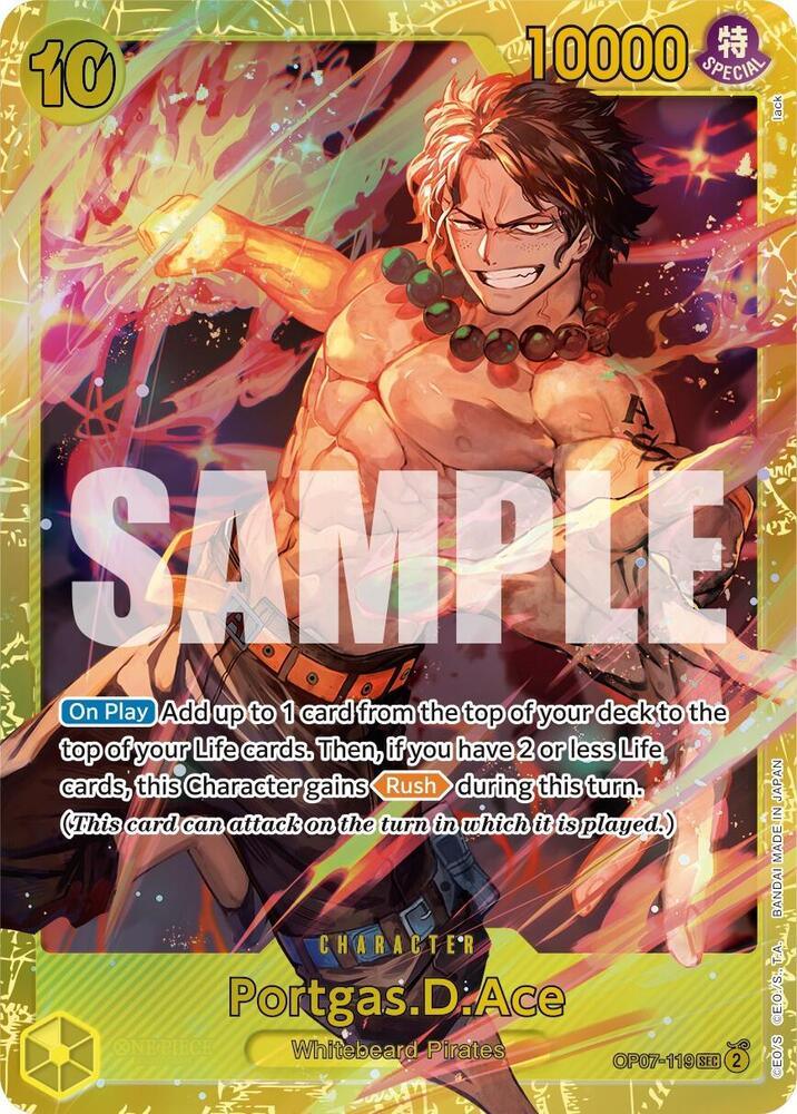 500 Years in the Future, One Piece Singles Portgas.D.Ace (119) [500 Years in the Future] - Trading Card World