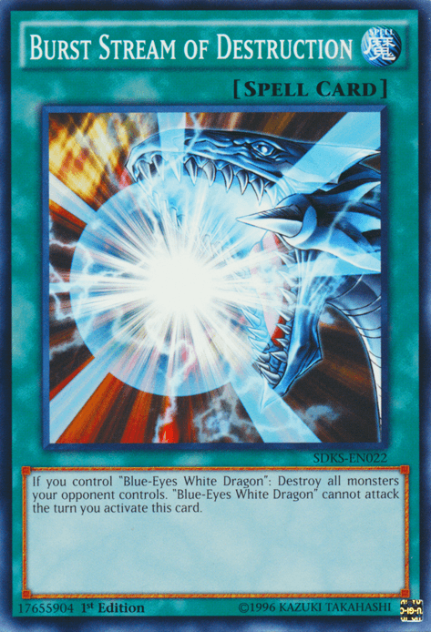 1st Edition, Common, Normal Spell, Spell, Structure Deck: Seto Kaiba, Unlimited Burst Stream of Destruction [SDKS-EN022] Common - Trading Card World